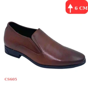 Giày cao công sở 6cm cs605 - Giày cao nam Cao như siêu mẫu đế ẩn tự nhiên - Giày tăng chiều cao nam cao 5-16cm