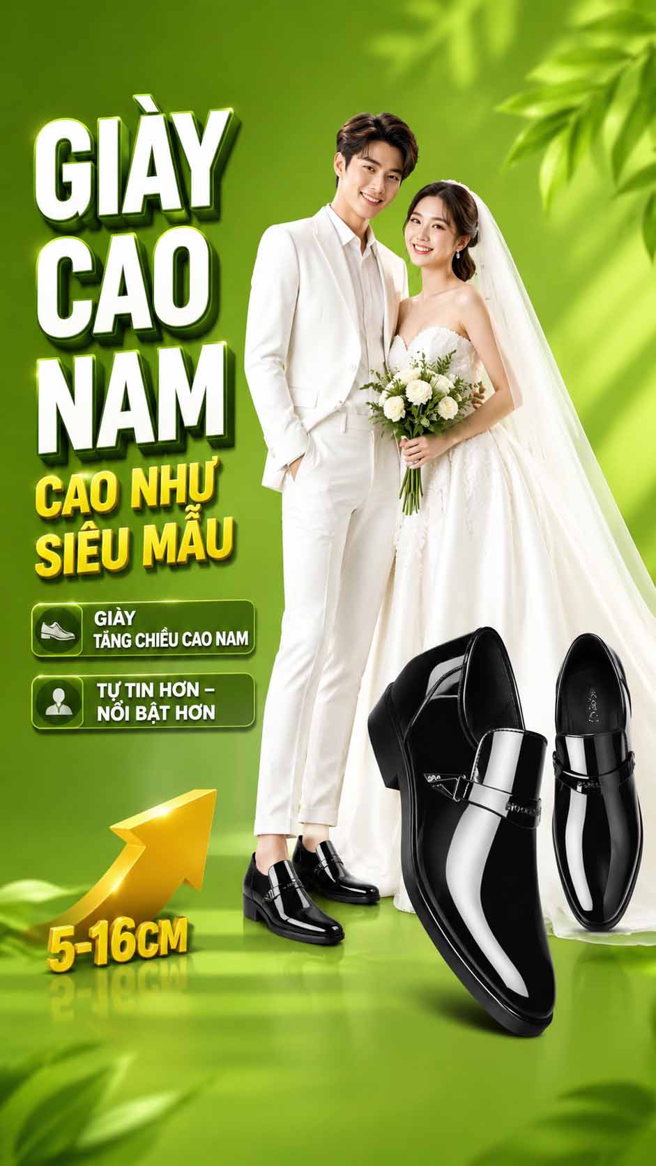 Giày Cưới Cao Nam bán chạy nhất hiện nay
