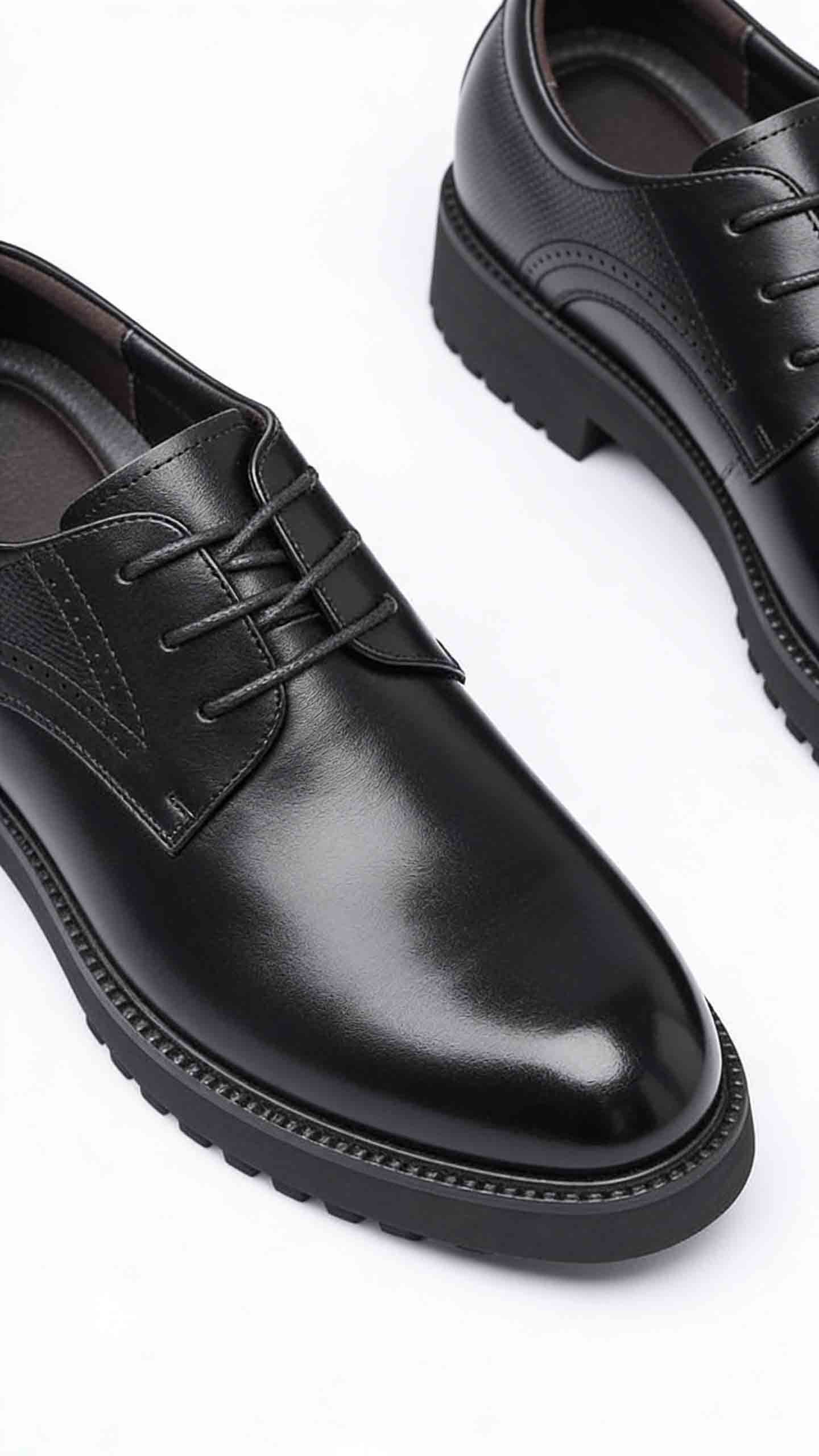 Cao như siêu mẫu 10cm cùng giày tăng chiều cao nam, giày cao nam tăng 5–6cm tự nhiên
