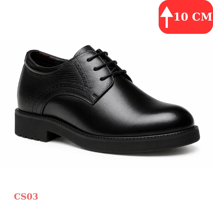 Cao như siêu mẫu 10cm cùng giày tăng chiều cao nam, giày cao nam đế ẩn phong cách công sở