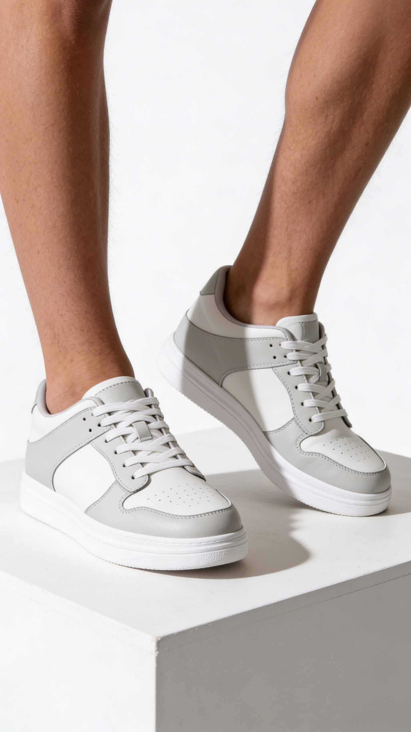 Giày hack tăng chiều cao nam có đế không? giày sneaker nam đế ẩn trẻ trung