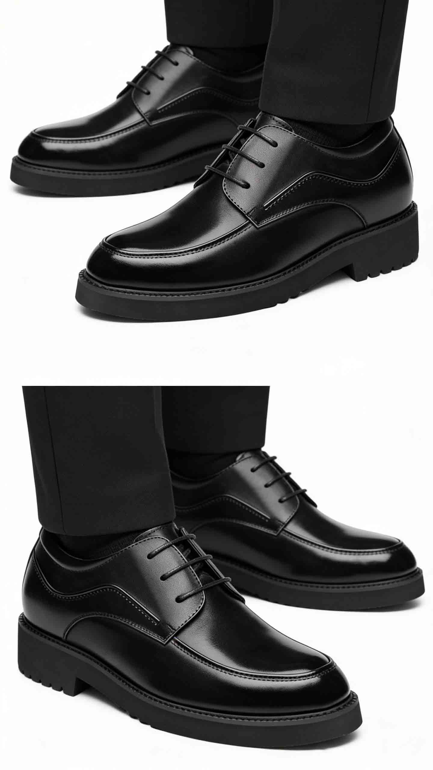 Giày độn nam có bị lộ không với giày tăng chiều cao 10cm