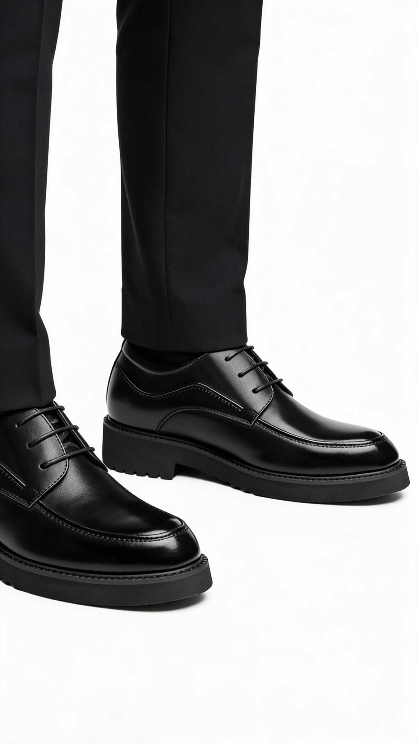 Giày độn nam có bị lộ không với giày tăng chiều cao 5cm