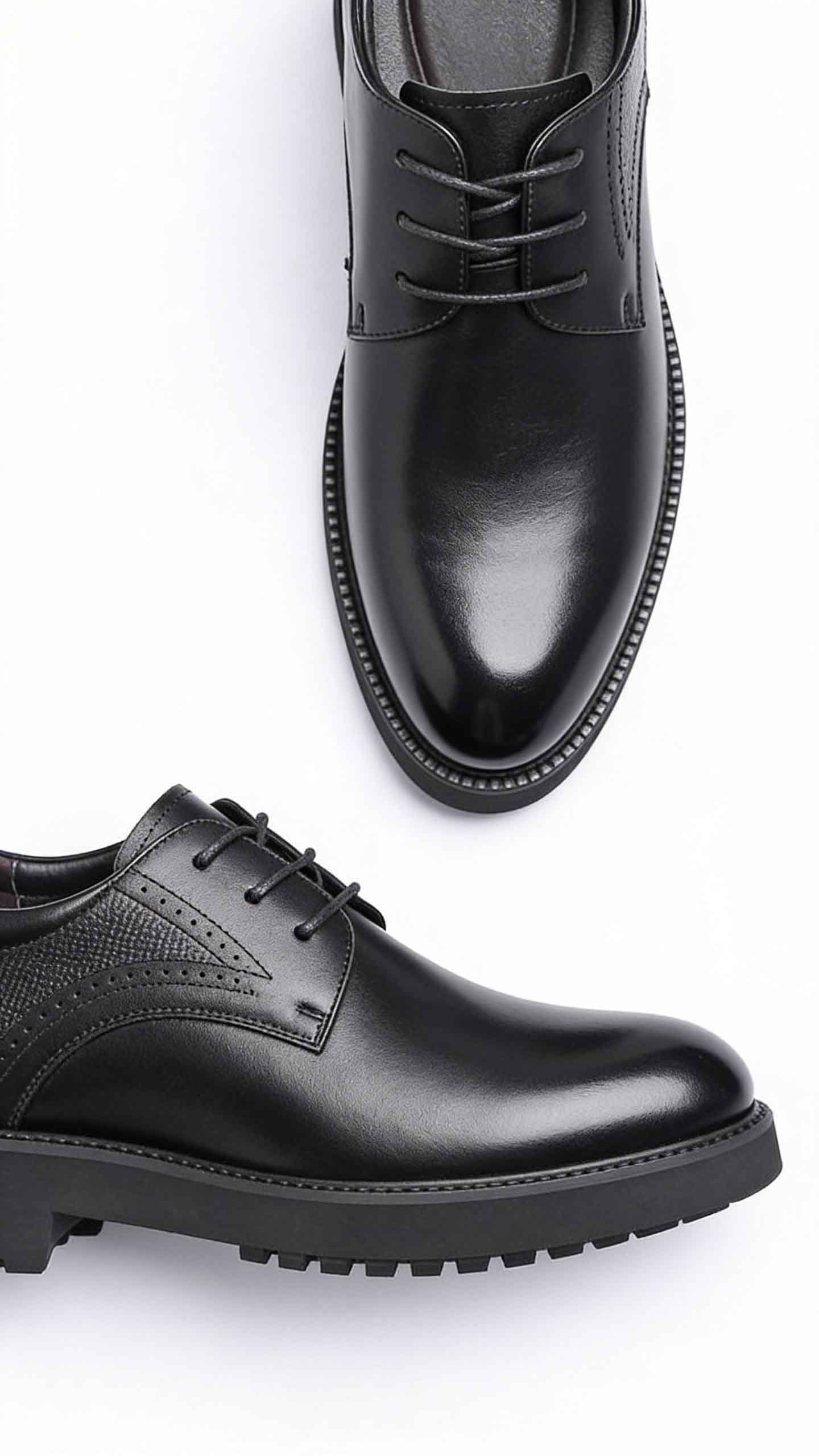 Cao như siêu mẫu 10cm cùng giày tăng chiều cao nam, giày nam tăng chiều cao không lộ đế