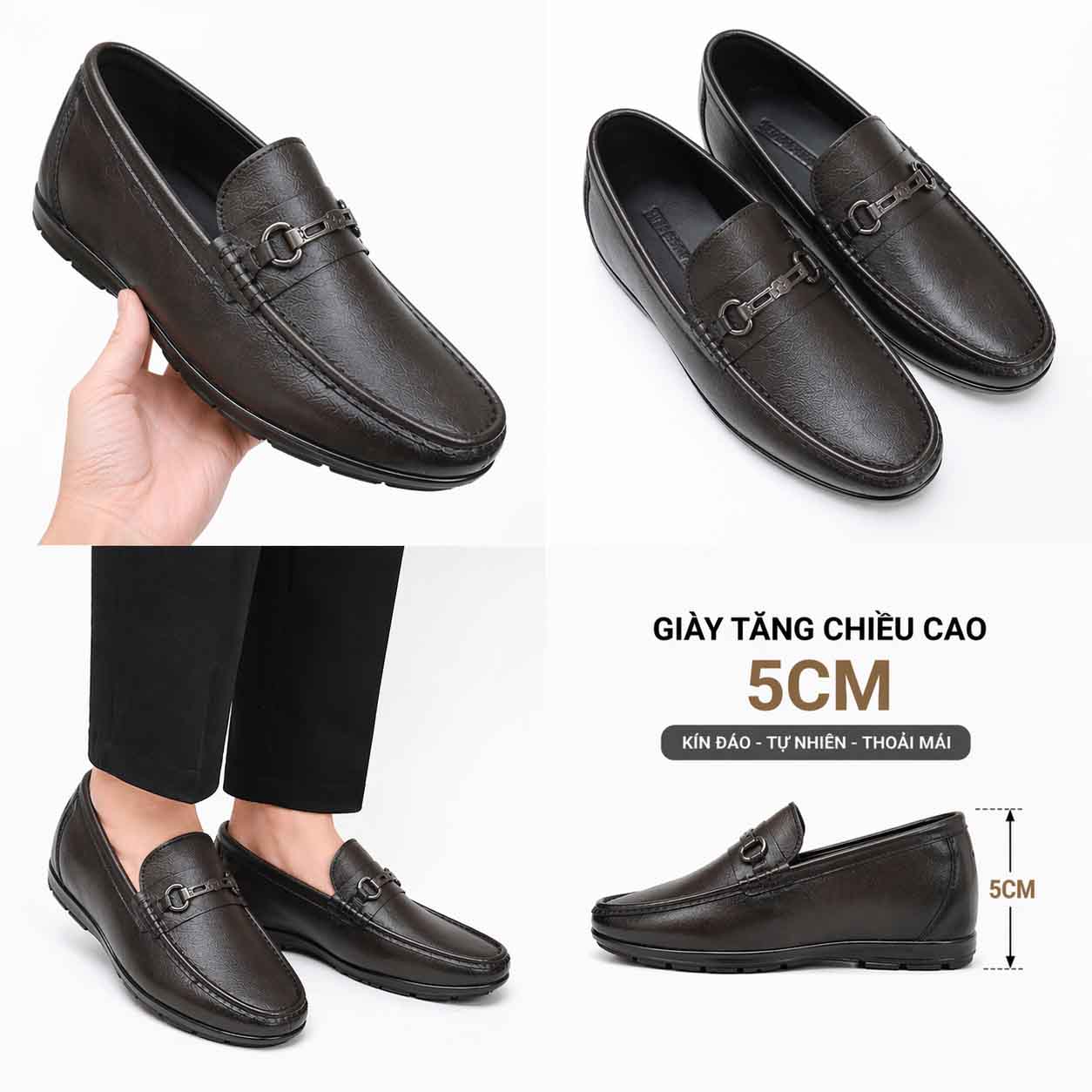 Cách chọn giày tăng chiều cao nam sang trọng