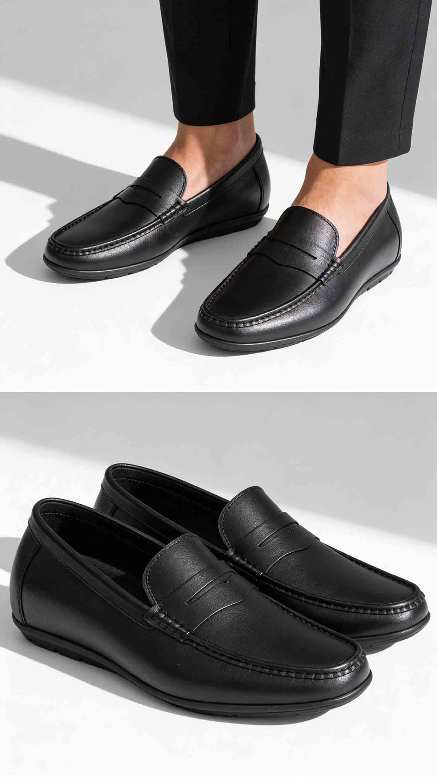 Giày mọi tăng chiều cao nam form slim-fit hiện đại