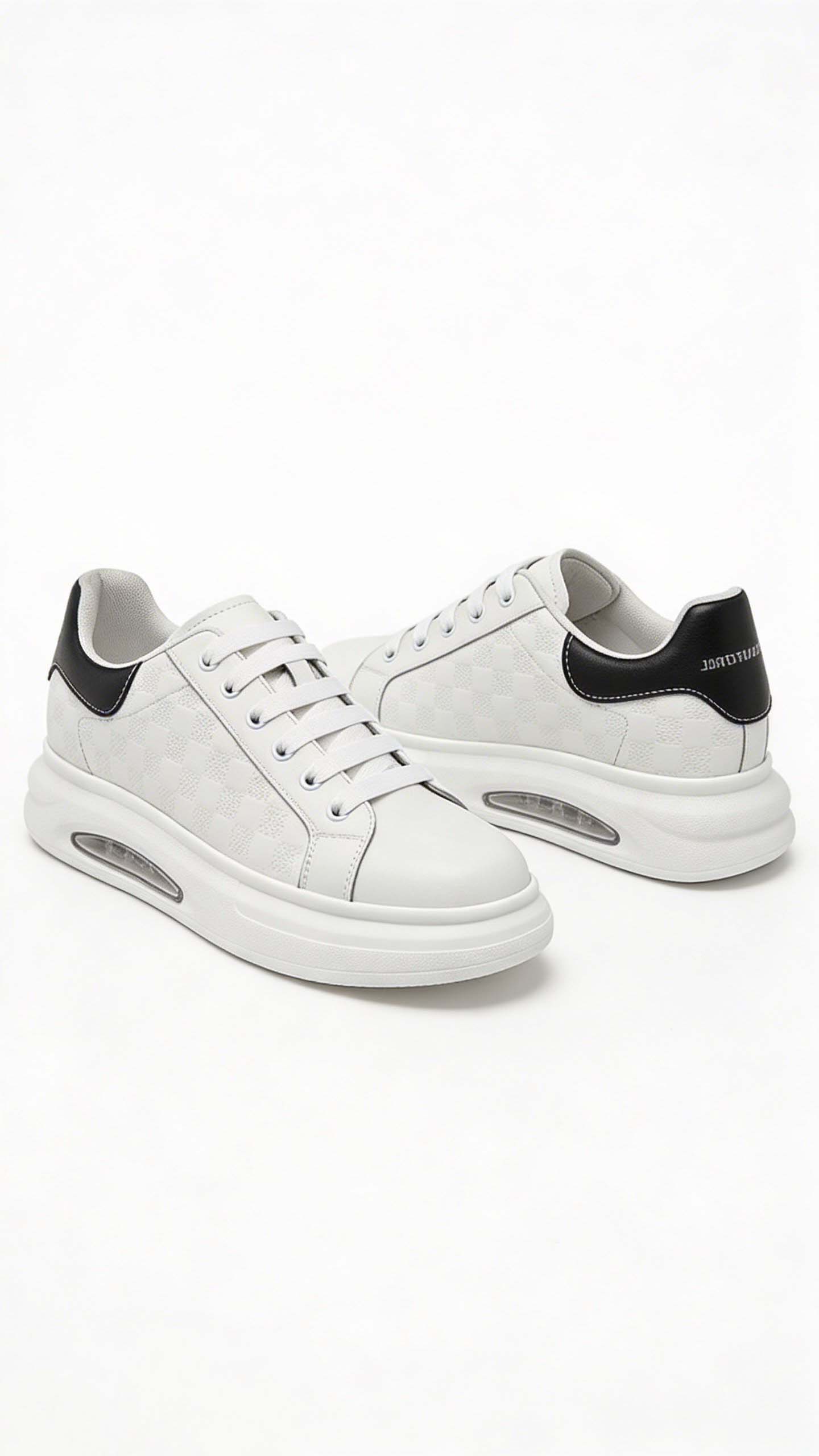 Giày sneaker tăng chiều cao nam cao như siêu mẫu (5–16cm) mang lại phong cách trẻ trung năng động.