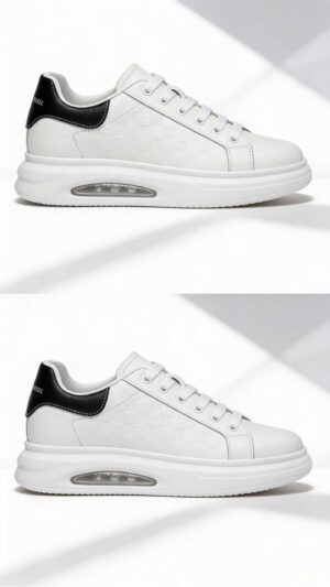 Giày sneaker tăng chiều cao nam cao như siêu mẫu (5–16cm) mang lại cảm giác êm ái khi di chuyển.