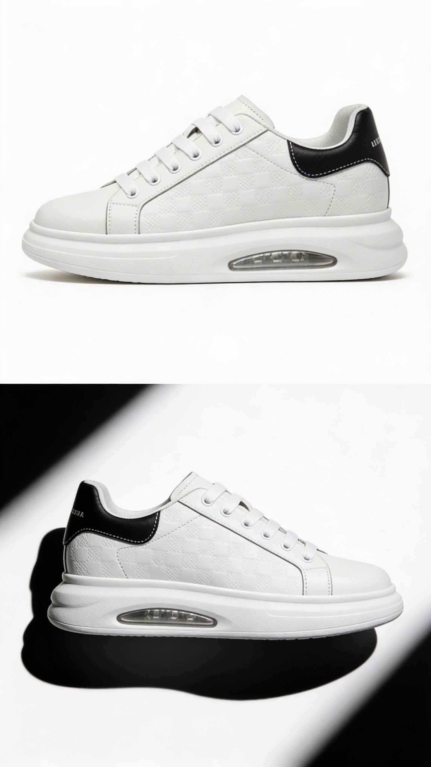 Giày sneaker tăng chiều cao nam cao như siêu mẫu (5–16cm) kiểu dáng hot trend hiện nay.