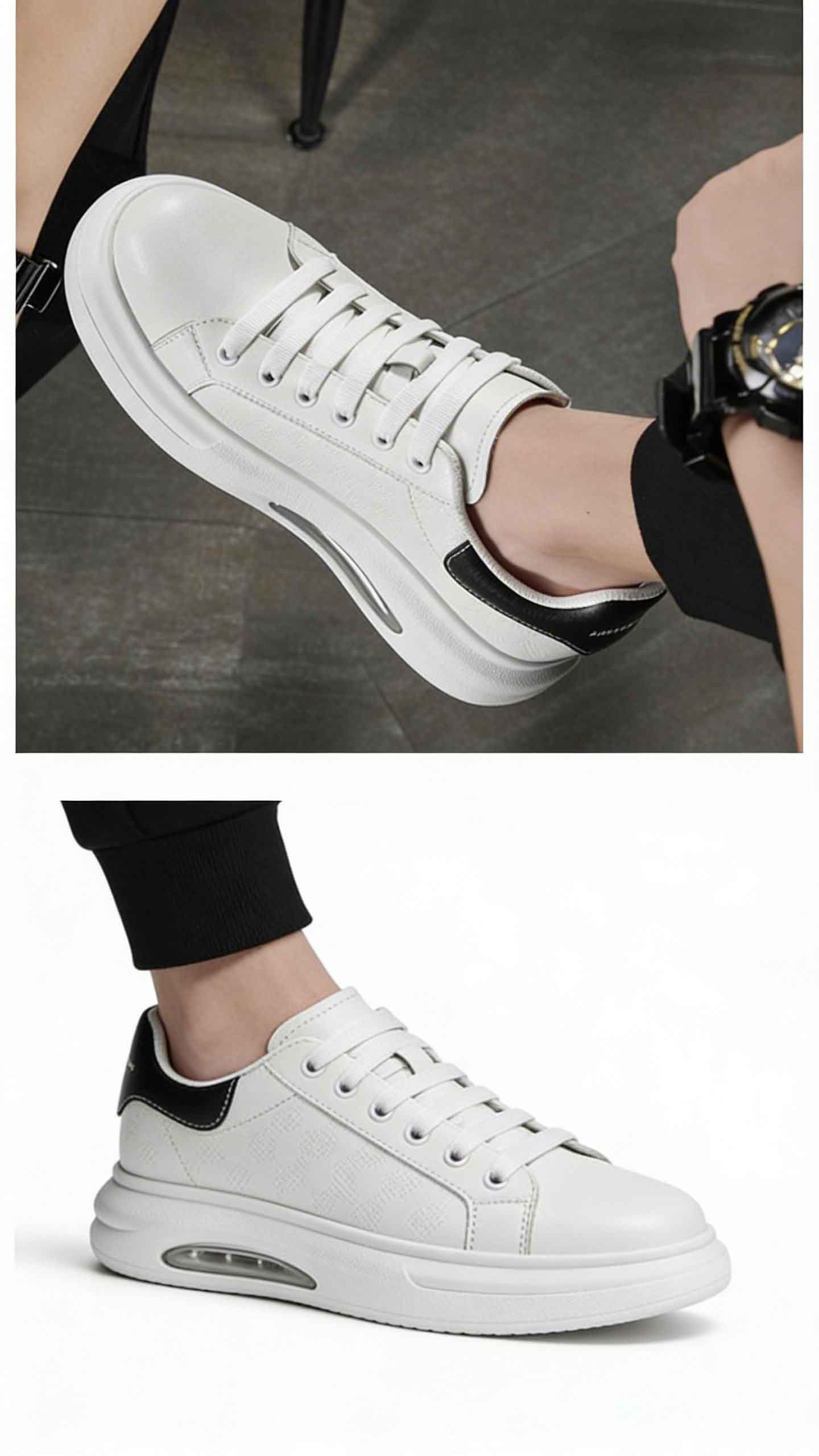Giày sneaker tăng chiều cao nam cao như siêu mẫu (5–16cm) phù hợp nhiều phong cách khác nhau