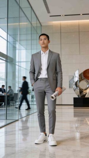 Cao như siêu mẫu 6cm và Giày tăng chiều cao nam - Giày cao nam phong cách thể thao