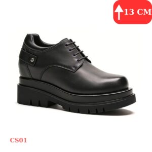 Giày tăng chiều cao nam đế ẩn hack dáng tự nhiên 13cm không lộ