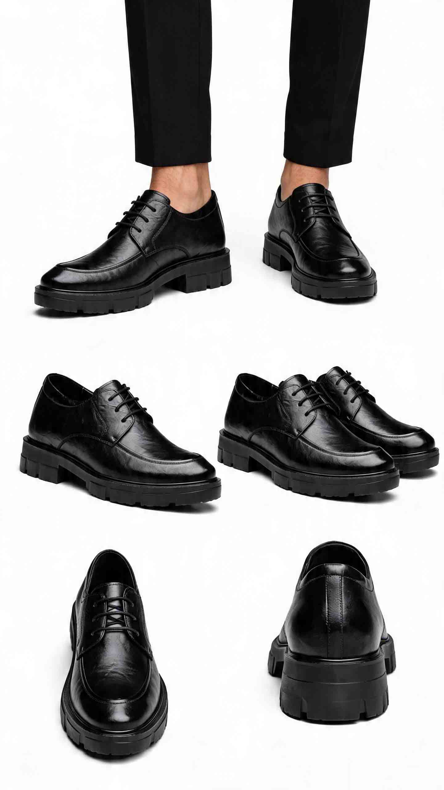 Mua giày tăng chiều cao nam 6cm đi êm chân công sở