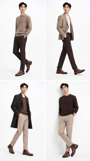 Giày boot cao nam 6cm giúp dáng cao hơn