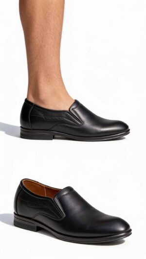 Giày cao nam 6cm da thật giày công sở sang trọng