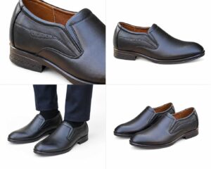 Giày cao nam 6cm da thật thiết kế đế ẩn thông minh