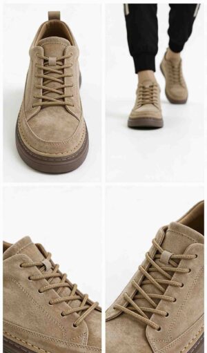 Giày nam cao 6cm da mềm đi êm cả ngày