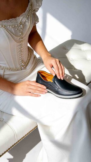Giày nam tăng chiều cao cao cấp phù hợp mặc vest đi làm