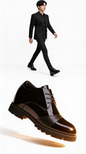 Giày nam tăng chiều cao 12cm đi êm chân