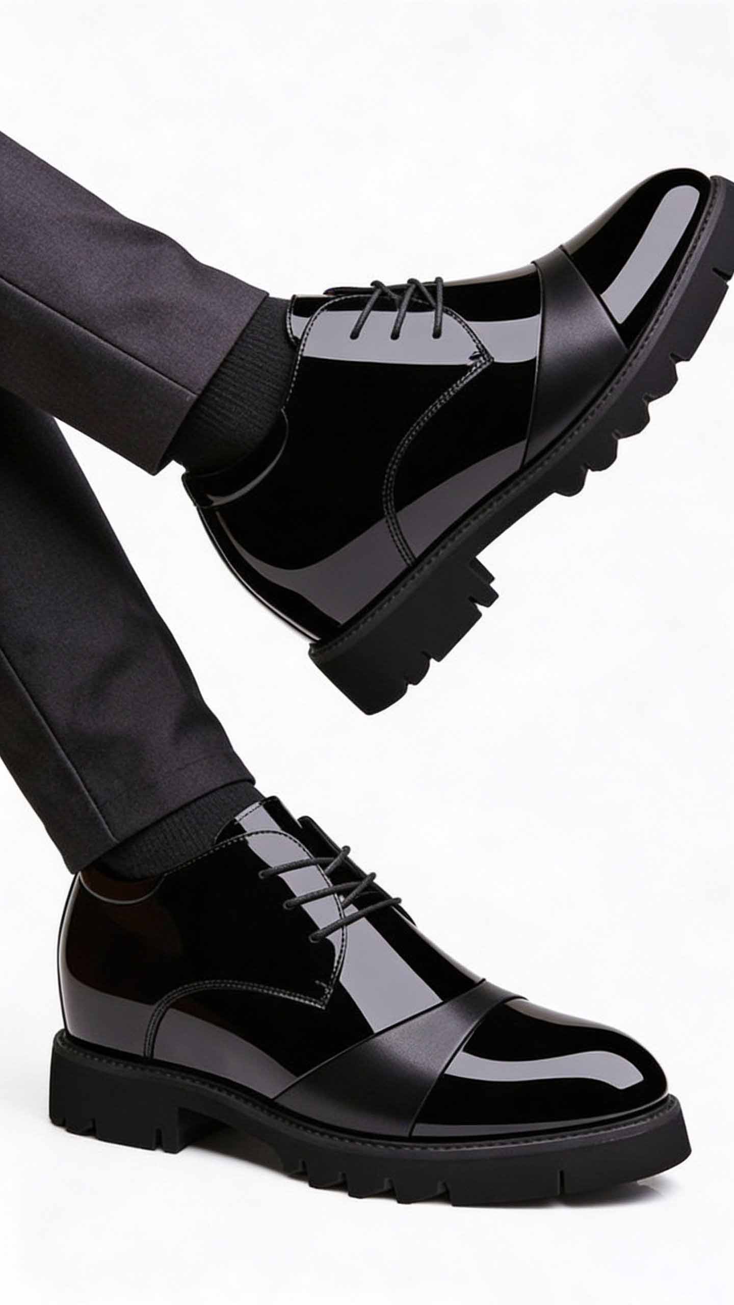 Cao như siêu mẫu 12cm giày sneaker không lộ đế