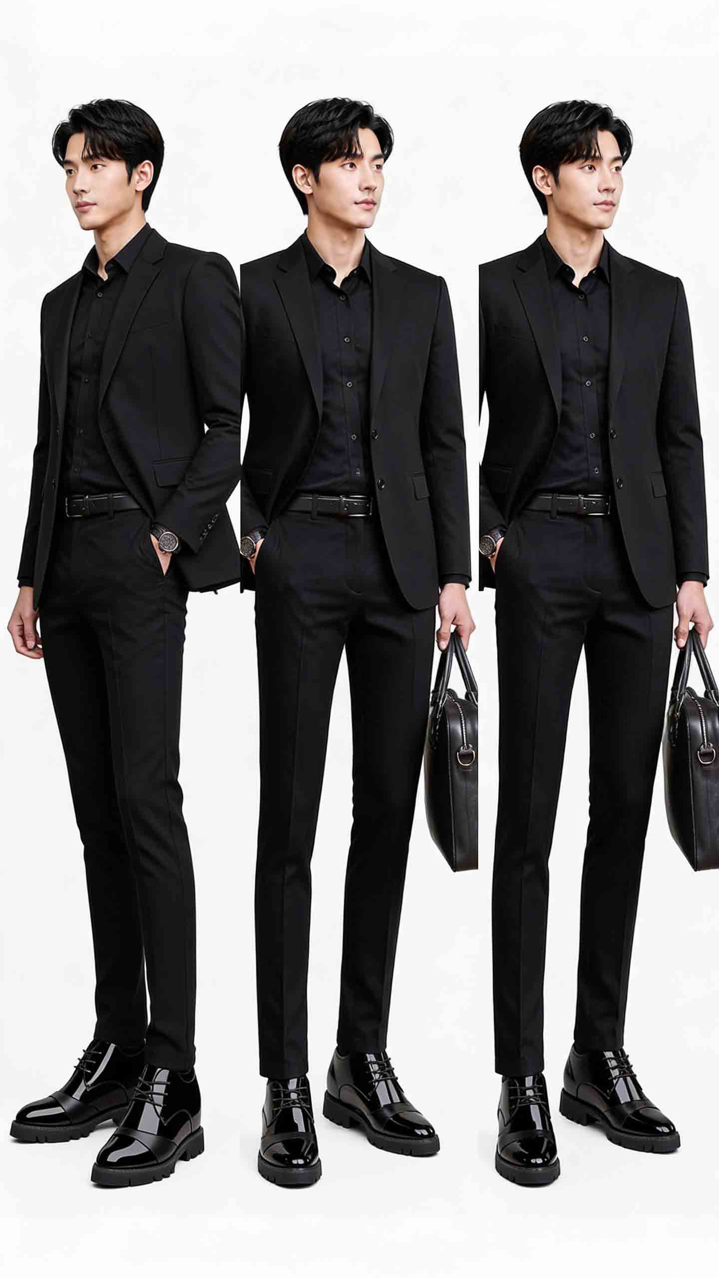 Cao như siêu mẫu 12cm giày lười cao nam