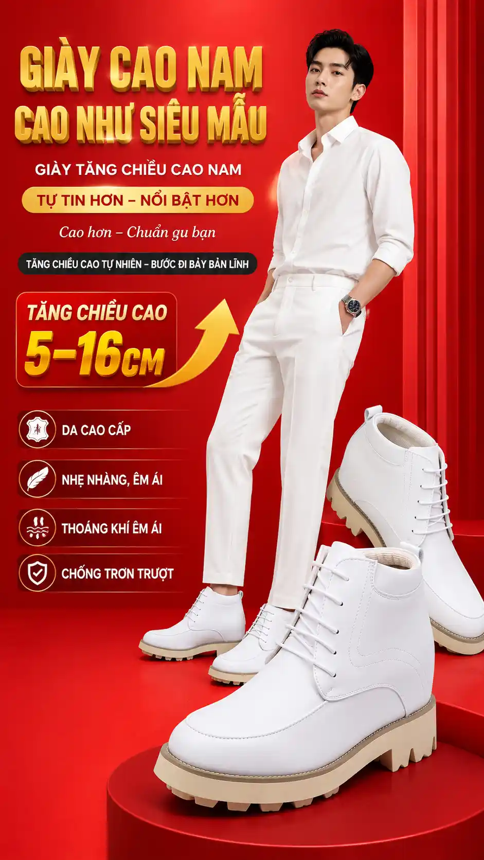 Giới thiệu showroom Giày Cao Thanh Tú tại TP.HCM
