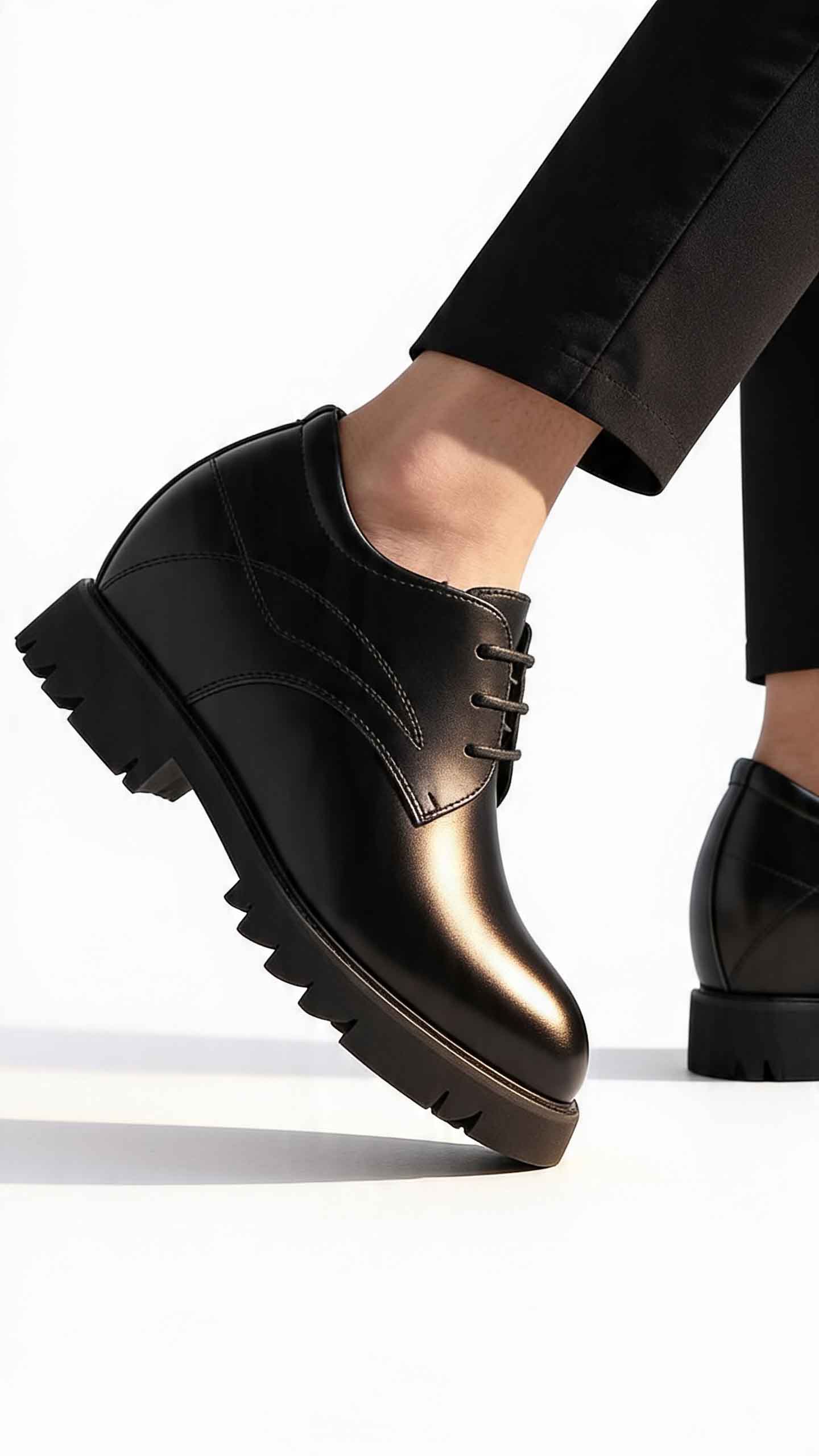 Giày tăng chiều cao nam cao 5-16cm cho chú rể