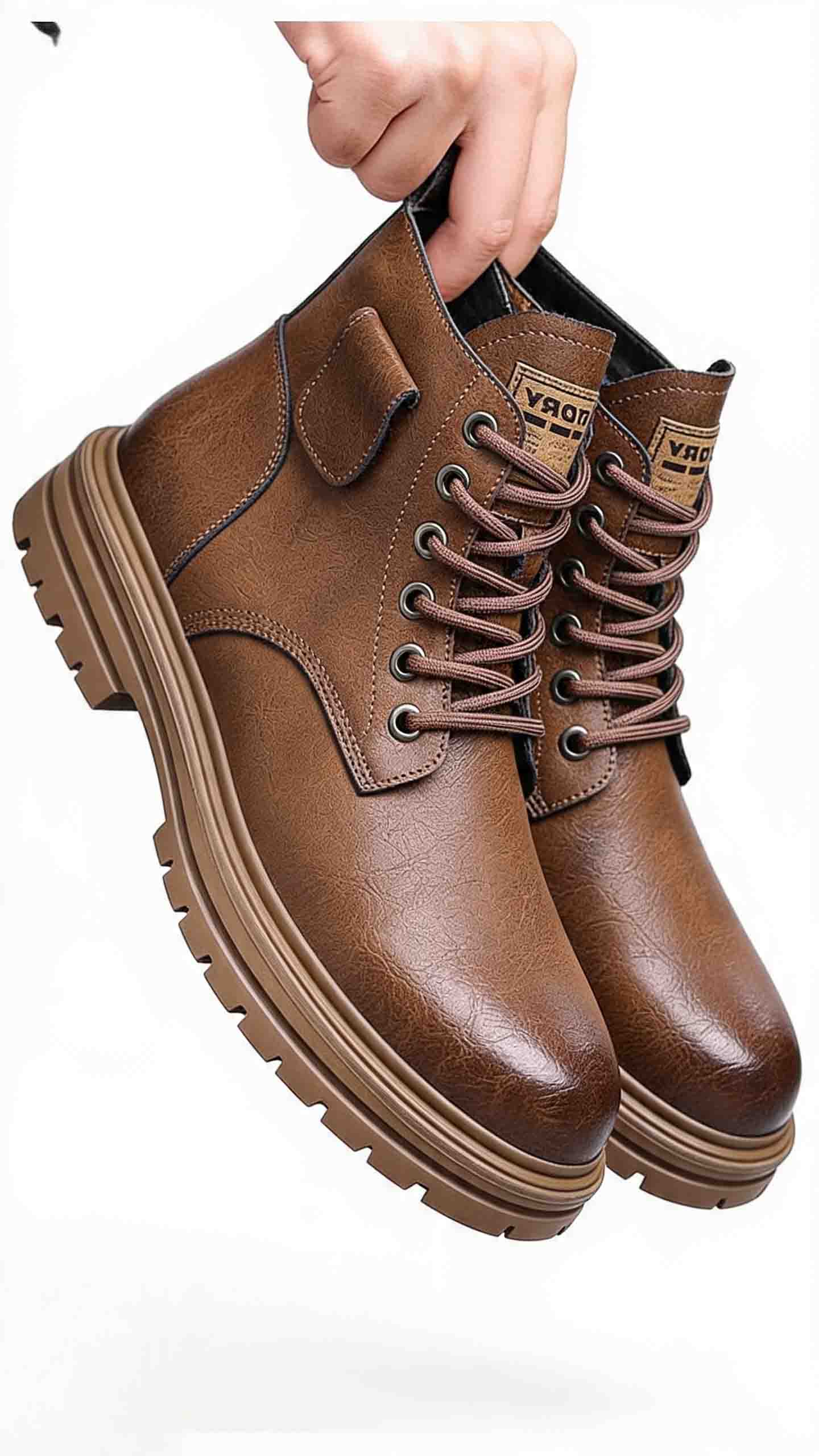 Cách phối đồ cho nam thấp với boot tăng chiều cao nam mạnh mẽ nam tính