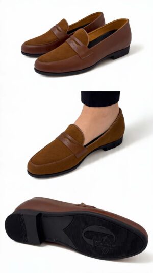 Giày cao nam 5cm giảm giá phong cách nam tính, dễ ma