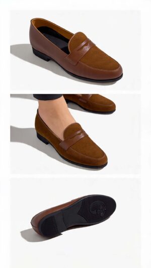 Giày cao nam 5cm giảm giá mẫu giày lười nam lịch lãm