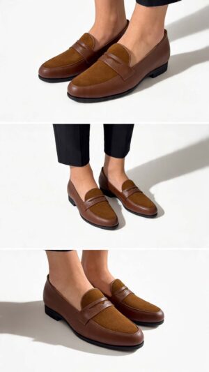 Giày tăng chiều cao nam 5cm giảm giá đế ẩn êm chân