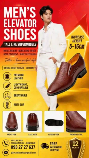 Giày tăng chiều cao nam sale sneaker trẻ trung năng động