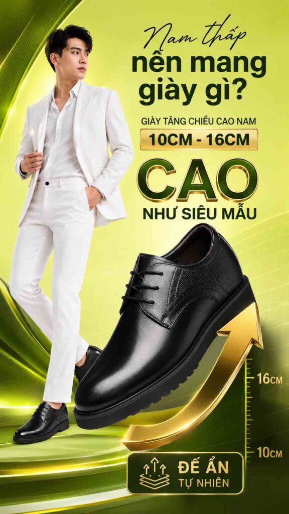 Nam thấp nên mang giày gì để hack dáng với quần jeans