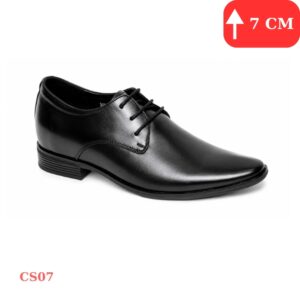 Giày cưới tăng chiều cao nam 5CM đế ẩn tự nhiên cho chú rể