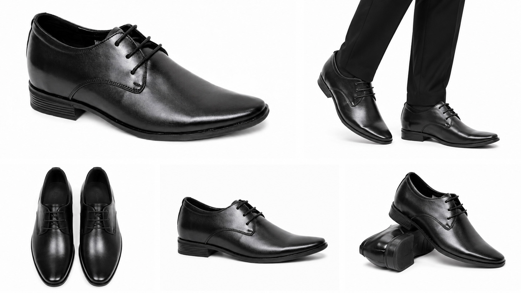 Giày cưới tăng chiều cao nam 8CM giúp chú rể cao ráo tự nhiên