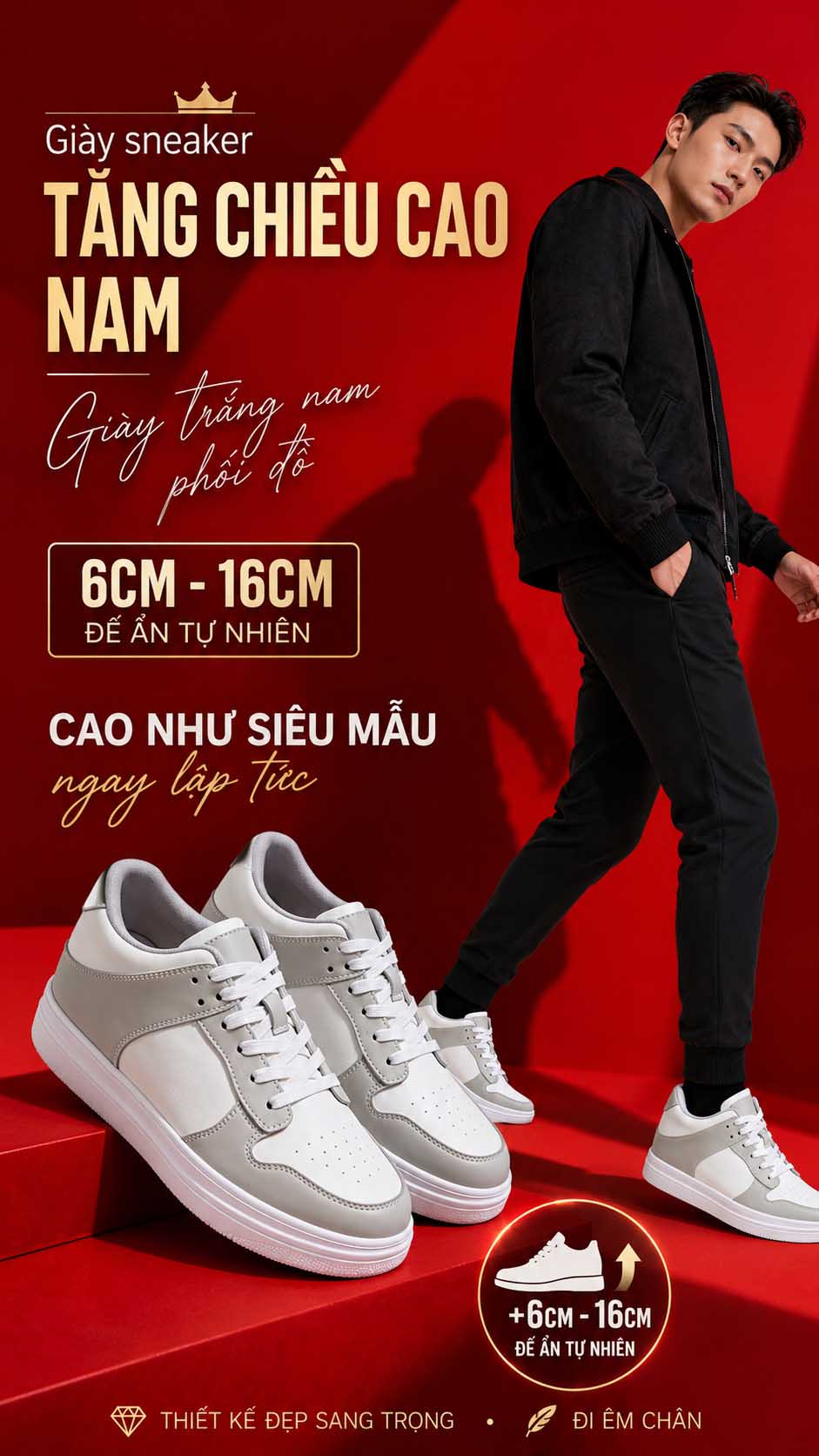 Giày trắng nam phối đồ đẹp cho nam công sở