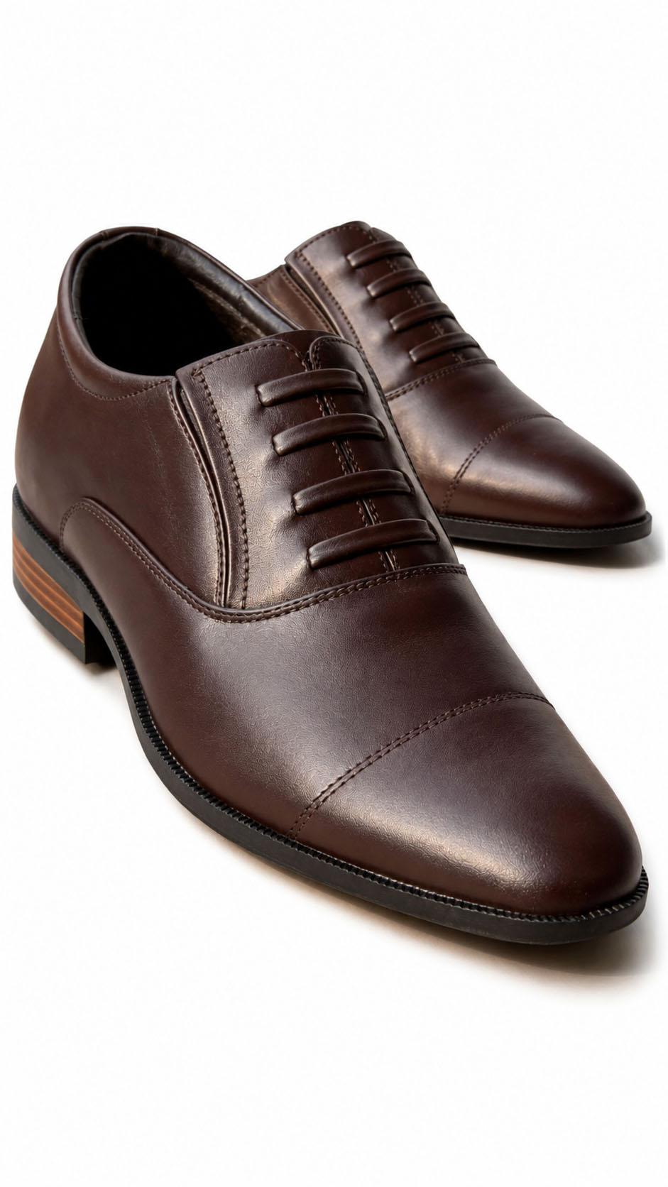 Giày tây tăng chiều cao nam 6cm