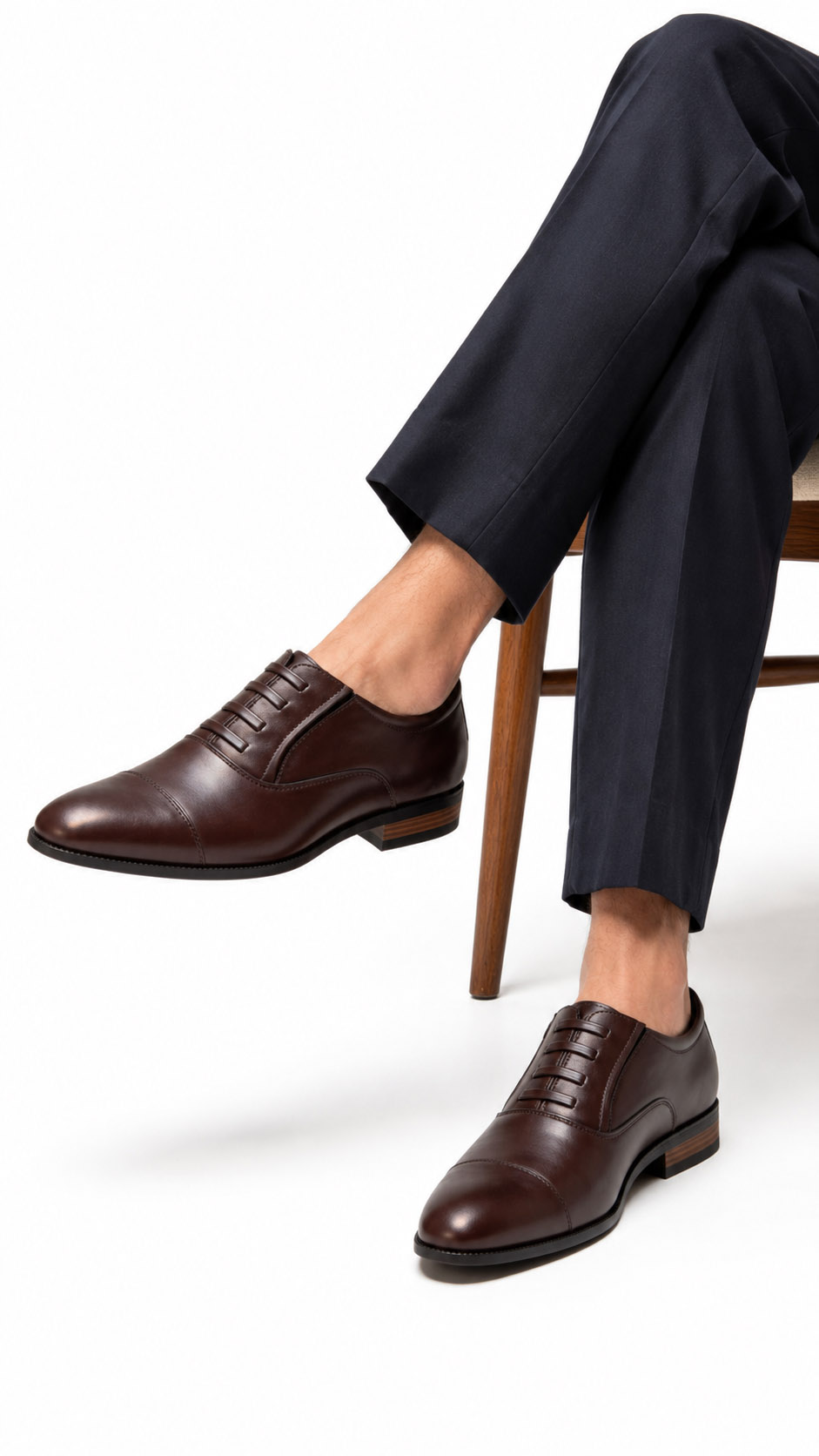 Giày tây tăng chiều cao nam 8cm